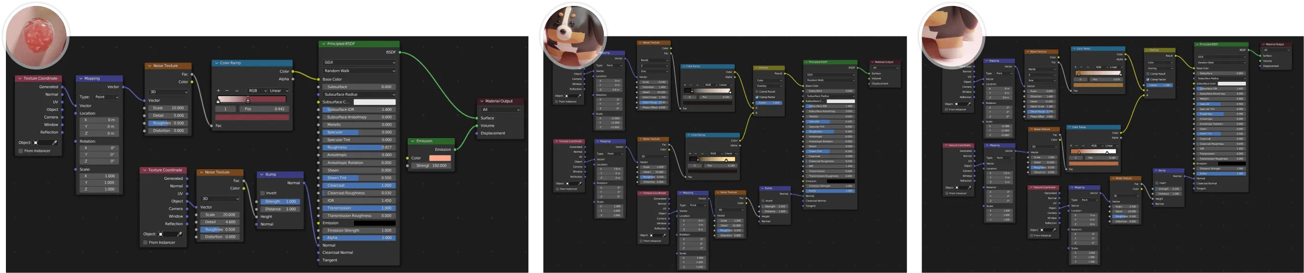 Fruit dog modelling variations