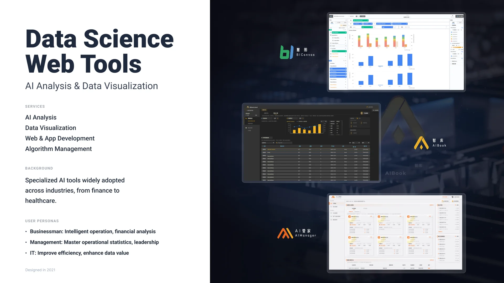 Data science interface design 1