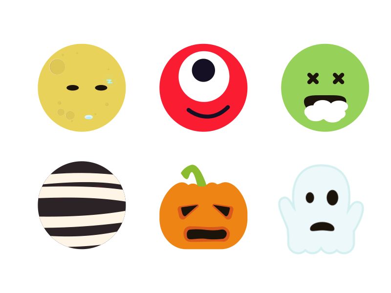 Animated emotion graphic experiment